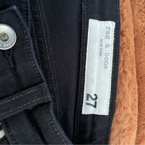 Rag & Bone Black Denim Pants